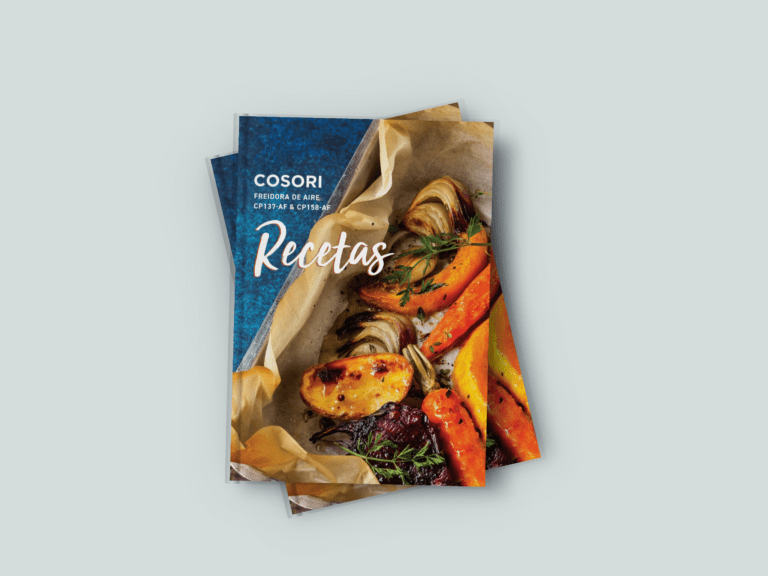 Los recetarios de las air fryer más famosas - Hardcover-book-mockup